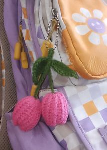 Cute Tulip Keychain Charm