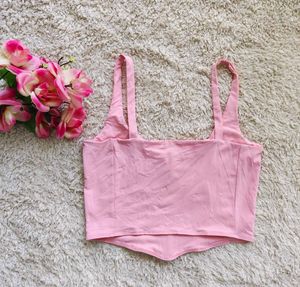 Pink Corset Style Top