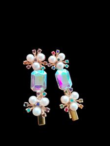 Statement Pearl &amp; Crystal Pins