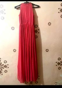 Red Partywear Gown