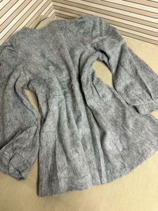 Gray Coat with Bows