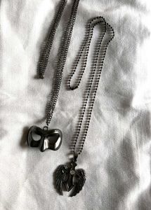 Necklace Set - Winged & Mask Pendants