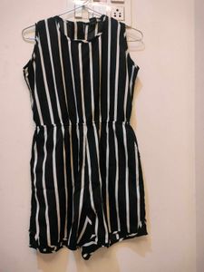 Striped Romper Jumpsuit