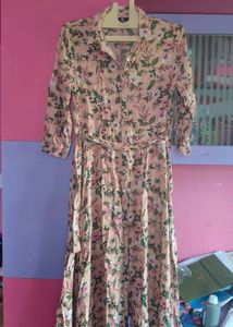 Floral Print Shirt Dress