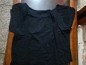 Black Oversized Top