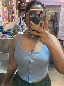 Cute Light Blue Tank Top