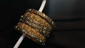 Elegant Gold Bangles