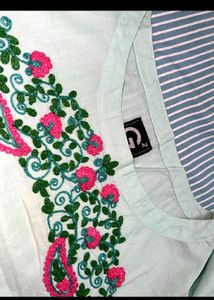Beautiful embroidery kurti