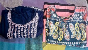 2 Printed Kurtis ✨