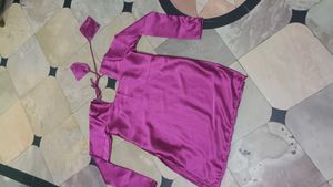Satin Dhoti Salwar Suit