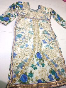 Stitched Suit Party Wear 💙🤍