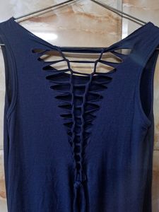 Dark Blue Summer Dress