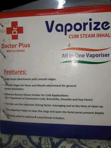facial steamer or  veporizer cum steam inhal