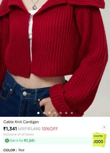 Cable Knit Cardigan