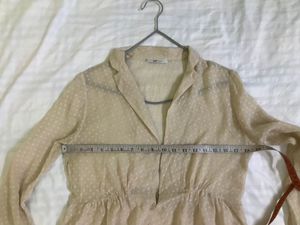 Soft Sheer Blouse Fits smS/M