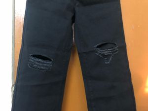 High Waisted Ripped Wide Leg Jeans