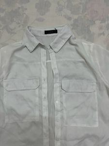 white shein shirt