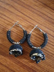 Black Jhumkas