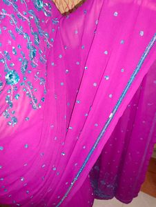 Purple Saree 💜