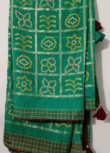 Beautiful Bandhani Saree