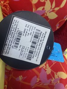 Clovia Red Floral Print Bra 32 B Light Padded