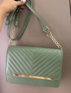 Olive Green Sling Bag