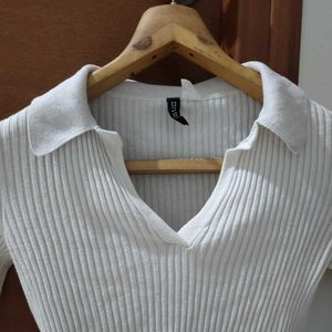 White Long Sleeve Top🤍