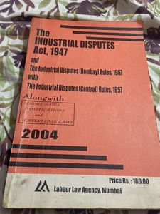 The ID Act 1947 &amp; Employment Standing Orders 1946