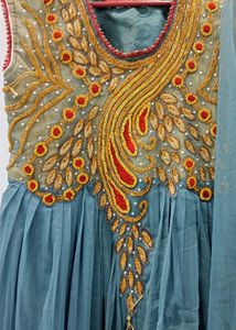 Elegant Ethnic Gery Gown
