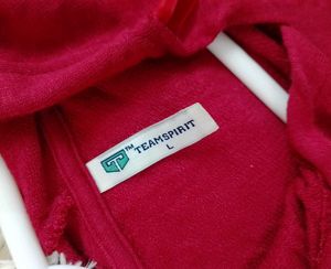 Red Hooded Sweatshirt