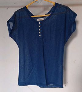 See Through Blue 💙 Top
