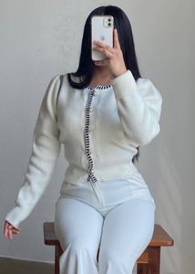Korean Elegant Cream Cardigan❤️