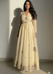 Floral Embroidered Anarkali