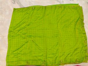 Saree With Blouse 💚