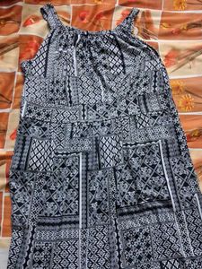 Black & White Patterned Dress