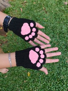Crochet Cat Paw Gloves 🧤🐾