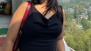 Elegant Black Top/ Off Shoulder