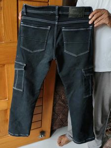 Cool Black Cargo Jeans