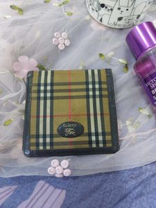 Authentic BURBERRY Folding Wallet Nova Check Flap
