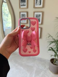 Cute Pink Phone Case (Combo of 2 16 pro max) new