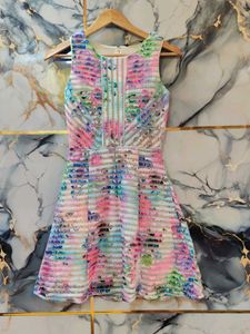 brand new Floral Print Skater Dress (EXTRA SMALL)