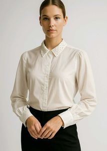 ZARA DIAMOND COLLAR SHIRT/TOP