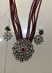 royal necklace with earrings ❤️