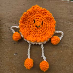 Crochet Biscuit Character Toy And Key Chain