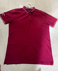 Louis Philippe Polo Collar Slim Fit T-shirt