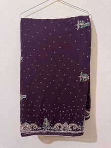 Elegant Embellished Saree