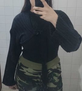 Black Knit bulero ✨