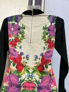Korean Floral Printed Designer One Piece