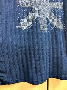 Blue Embellished Top