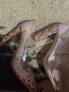 New Heels Silver Pink